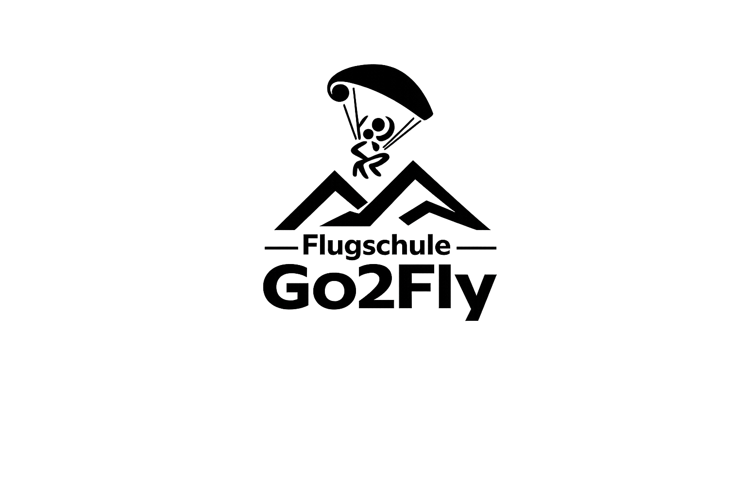 Logo neu Flugschule schwarz
